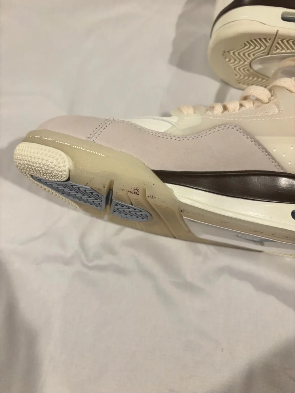 JORDAN Hemp MENS AIR JORDAN 4 RM BASKETBALL SHOES Sail Light Bone Streetwear BTC